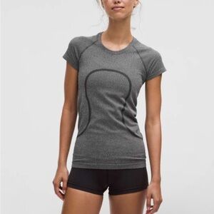 Lululemon Swiftly Tech Short Sleeve Crew Neck Tee Gray